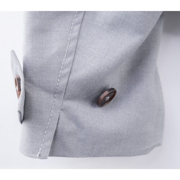 Free People XS Agnes Heather Gray Cropped Blazer Jacket Academia Business Casual - Picture 12 of 13